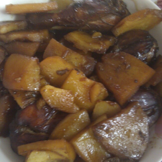 简单烤鸡腿