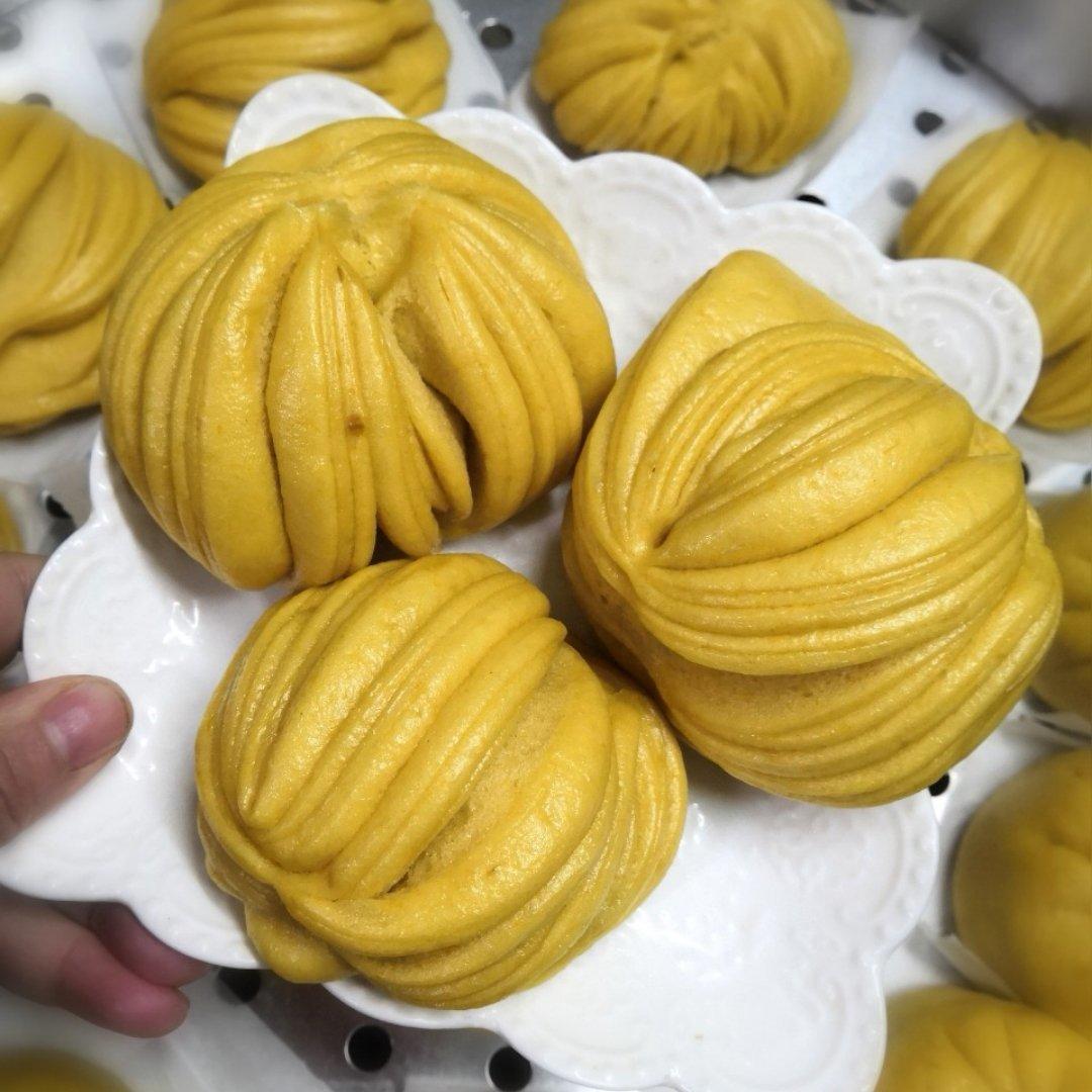 胡萝卜汁花卷馒头