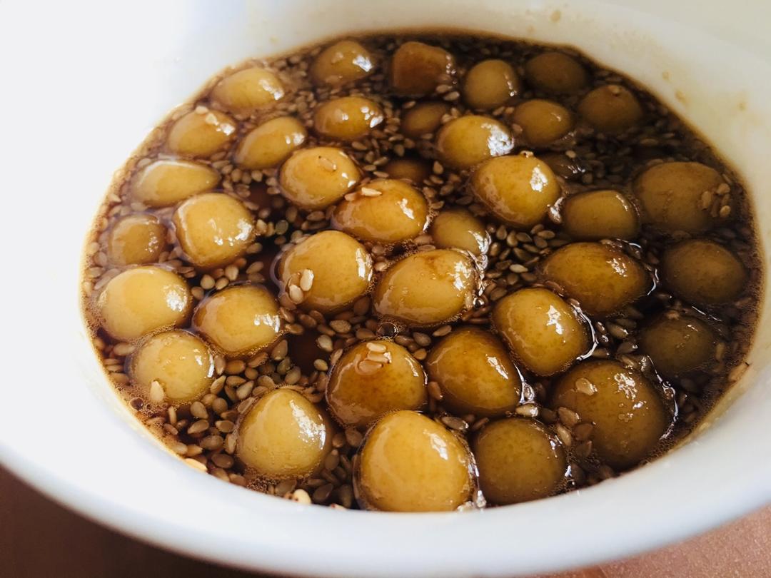 红糖糯米小圆子