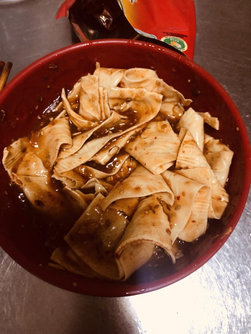 老式拌豆皮（小时候的味道）