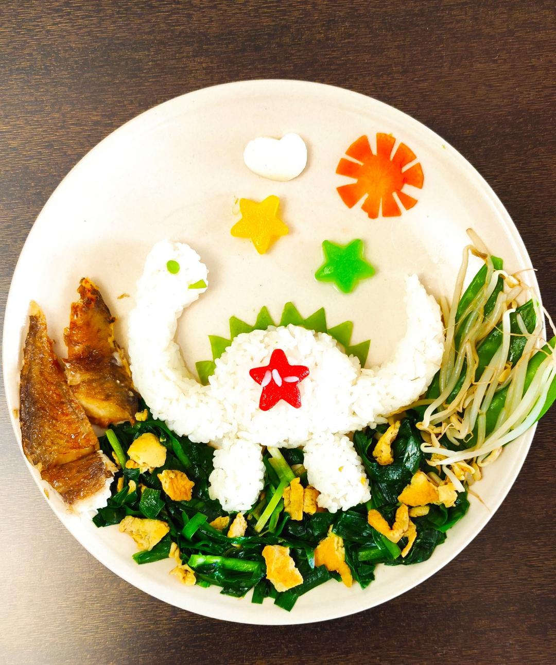 创意儿童餐之恐龙