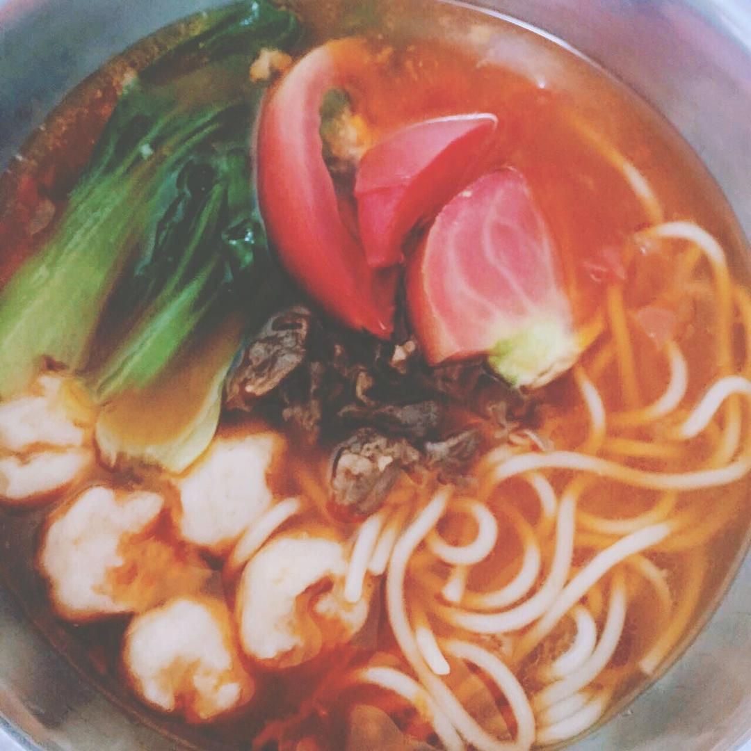 独家快手超好吃番茄羊肉捞面