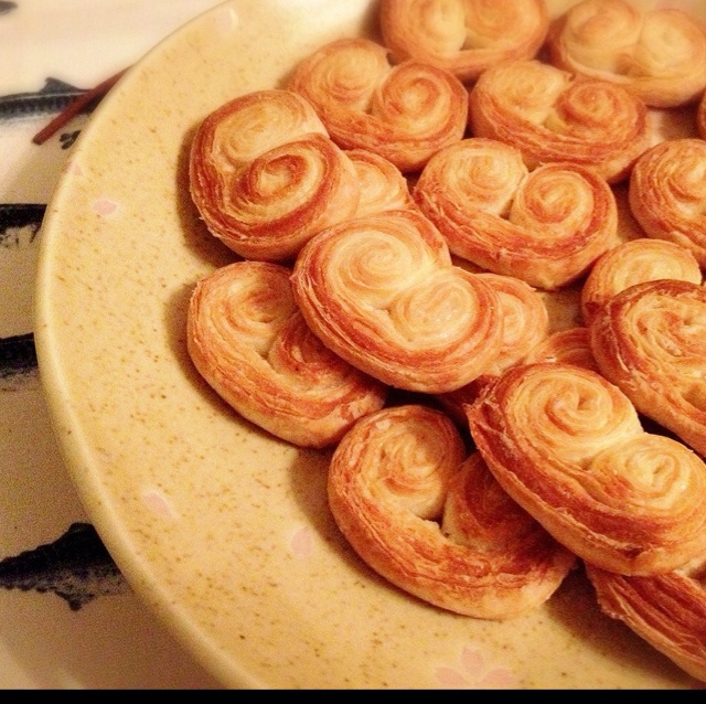 堂小木油柴花做的蝴蝶酥