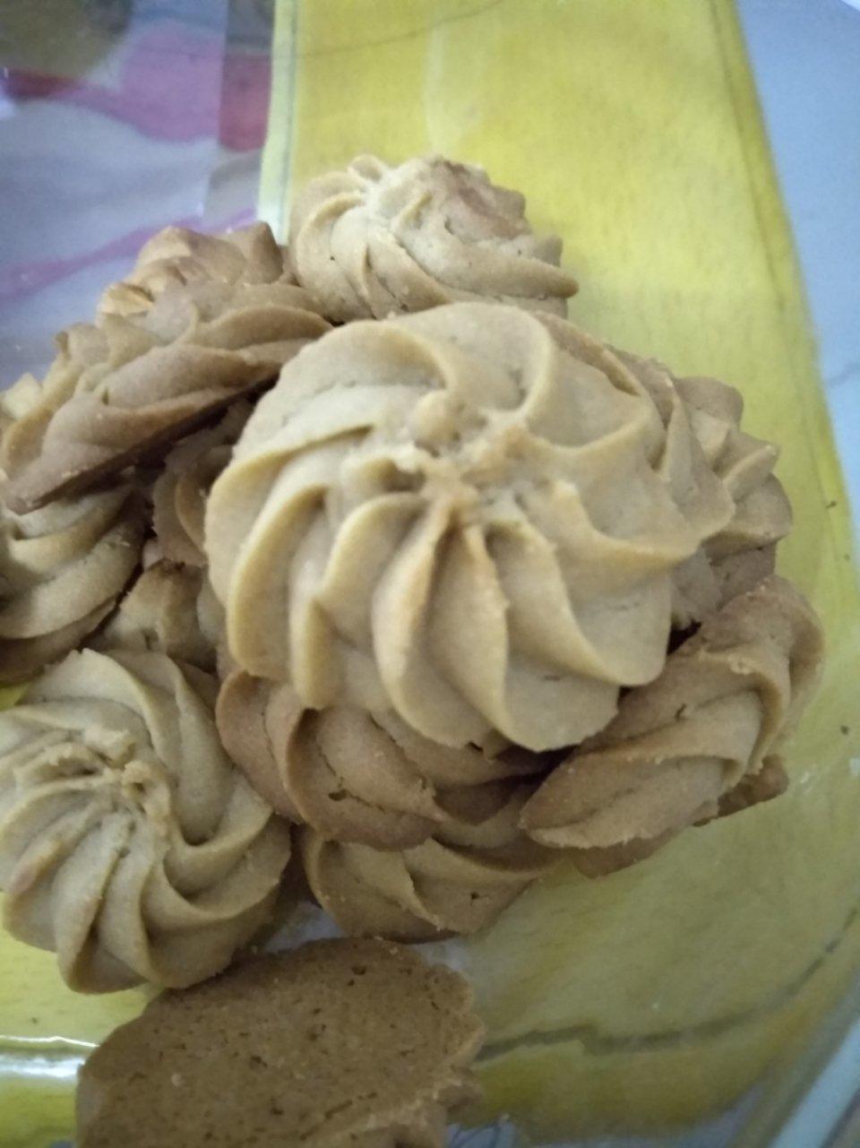 咖啡曲奇 酥到掉渣又好挤的曲奇