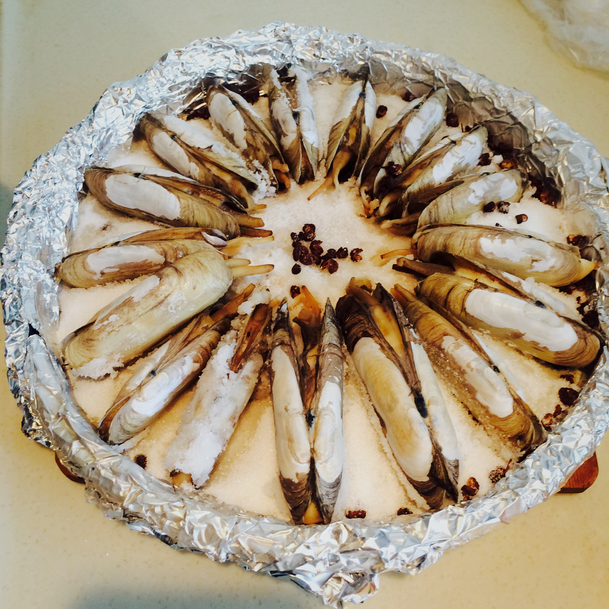 krystal_z做的盐焗蛏子