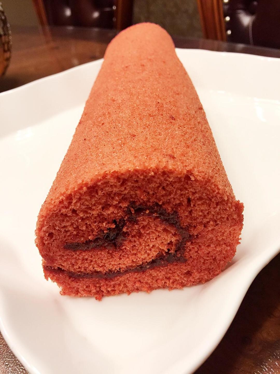 红丝绒蛋糕卷