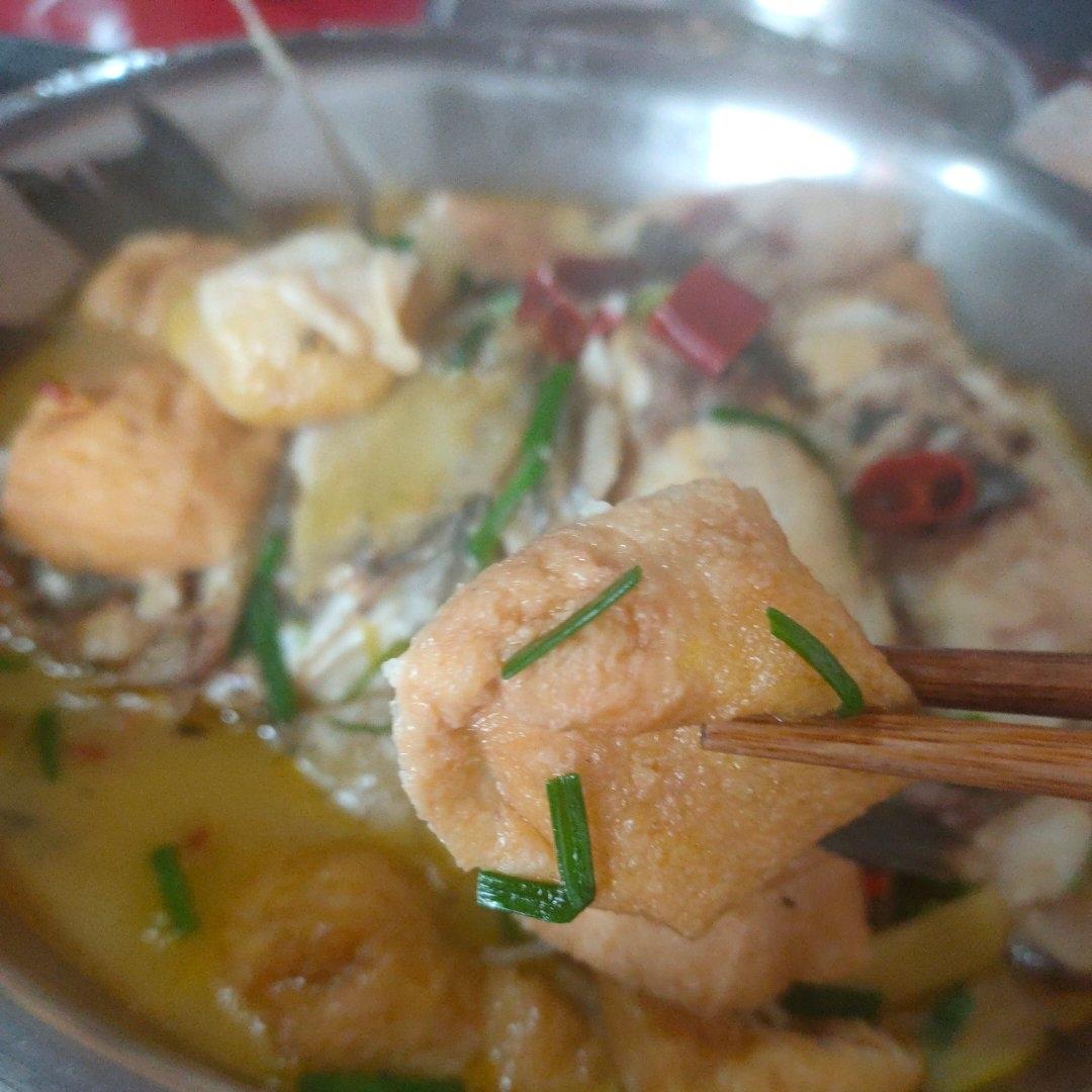 红烧鱼头豆腐