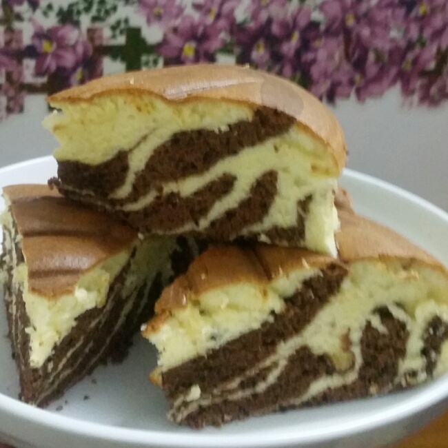 斑马纹戚风蛋糕