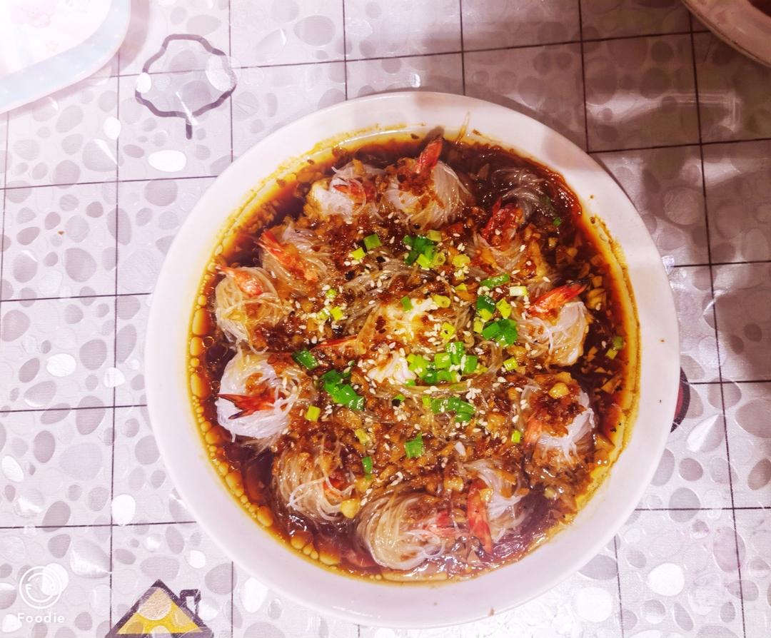 粉丝蒸虾球（吉利虾球）