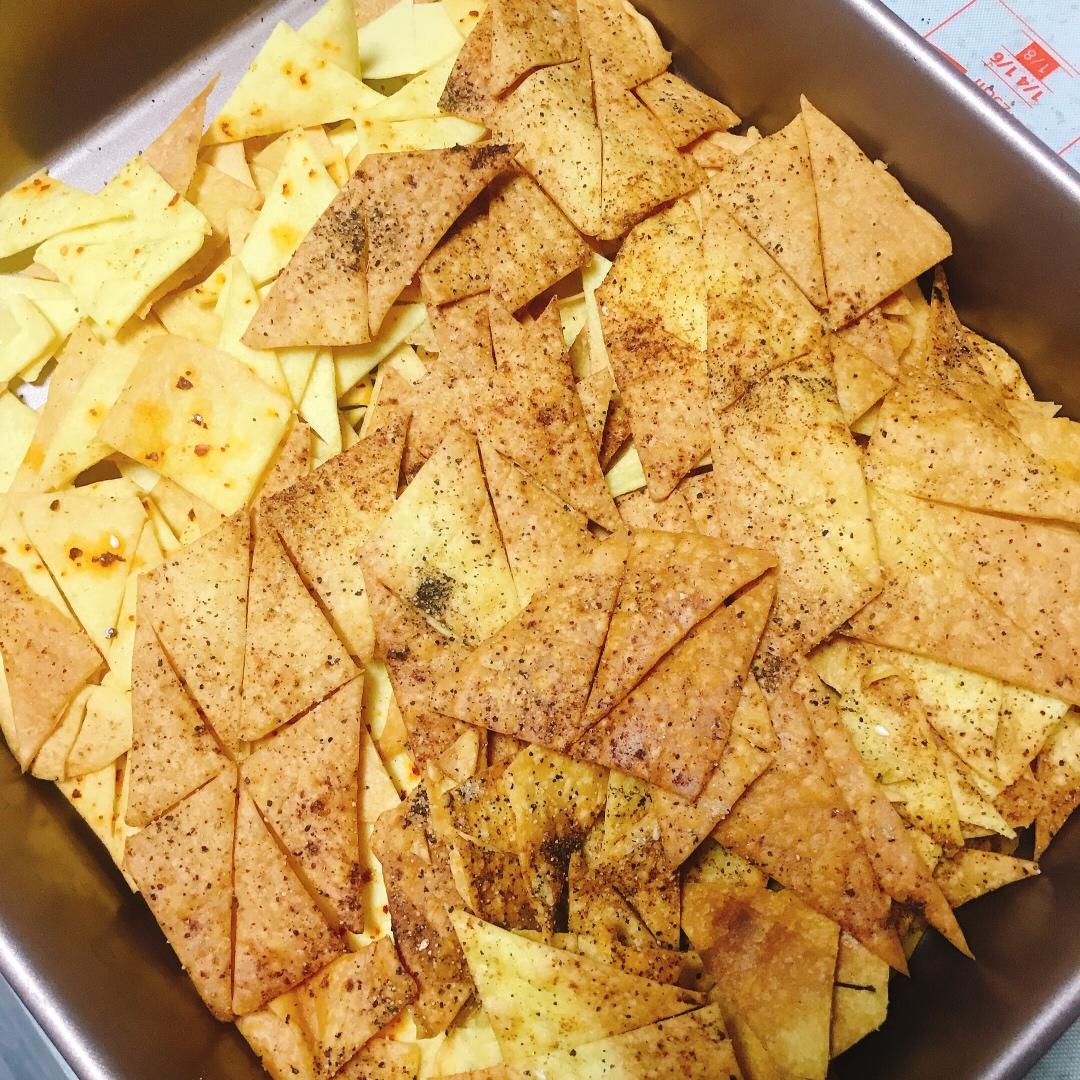 自制椒盐玉米片——非油炸烤箱版