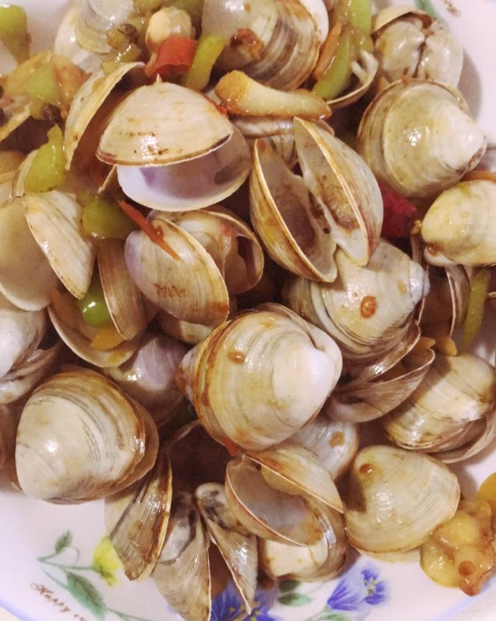爆炒花蛤