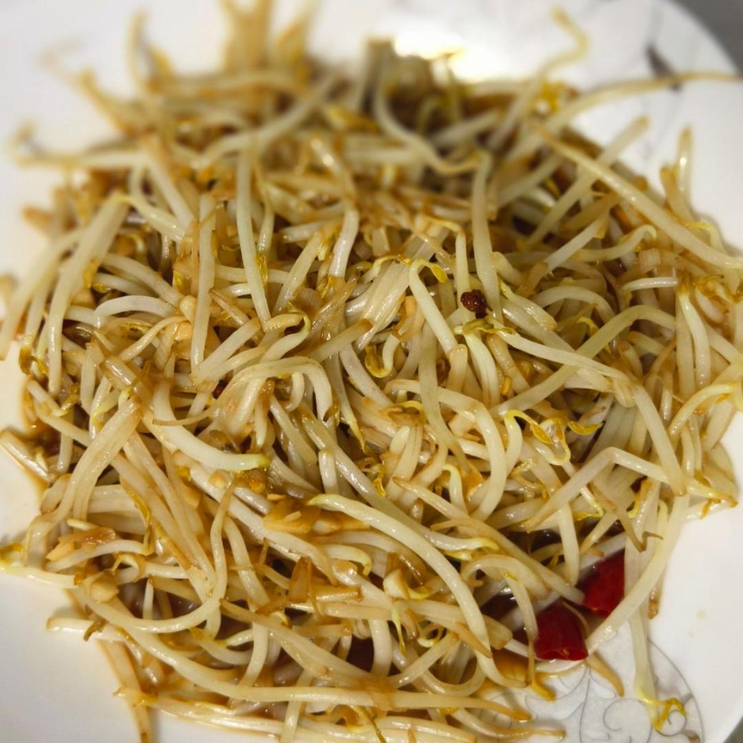 酸辣脆爽的炒豆芽