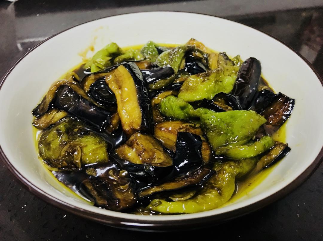 虎皮辣子烧茄子
