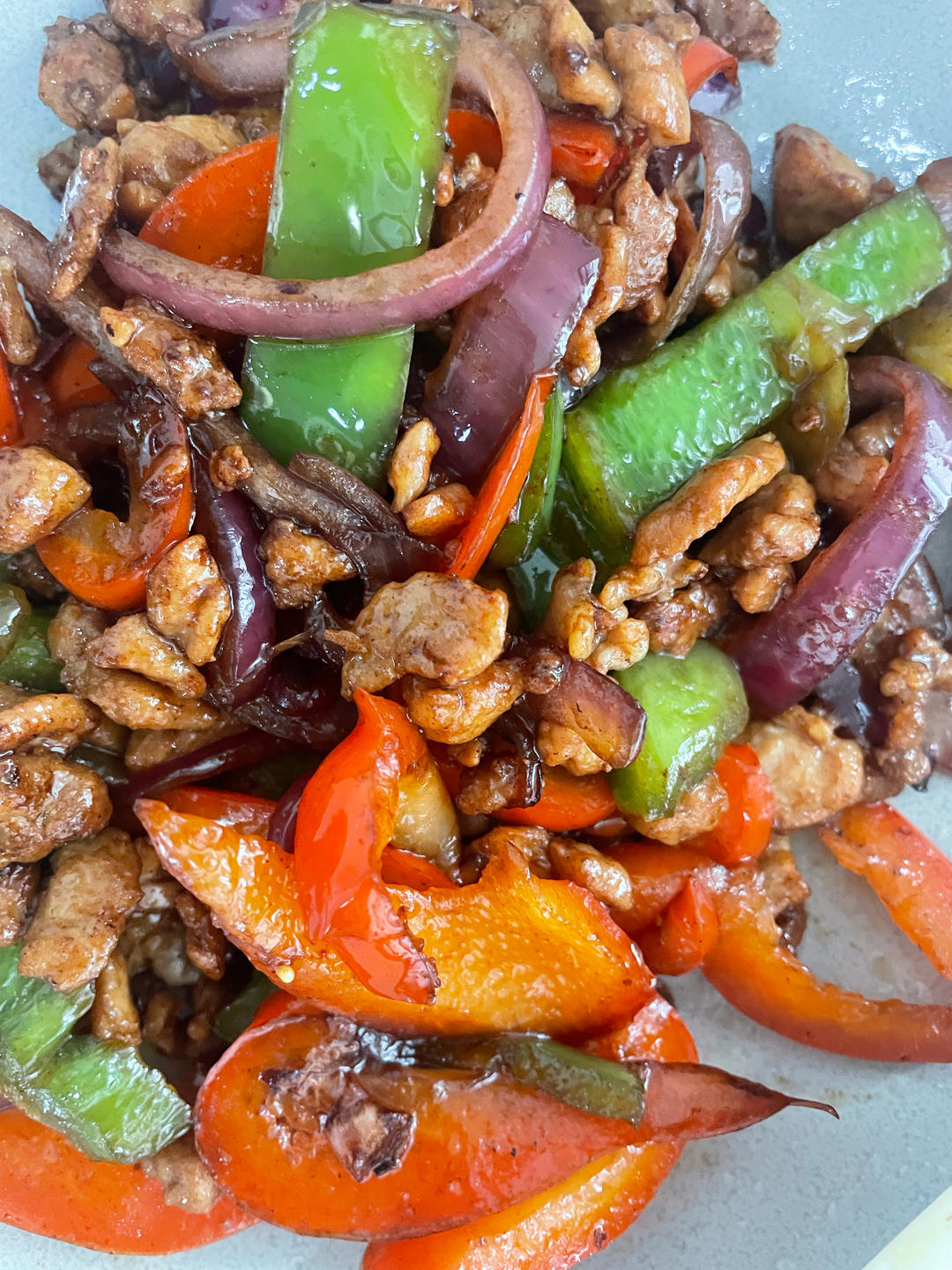 青椒炒肉丝