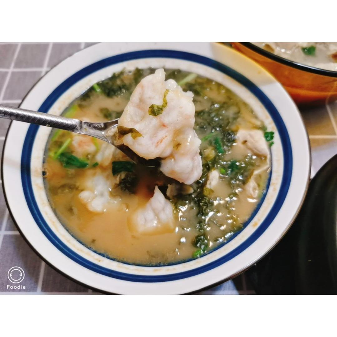 虾肉滑汤