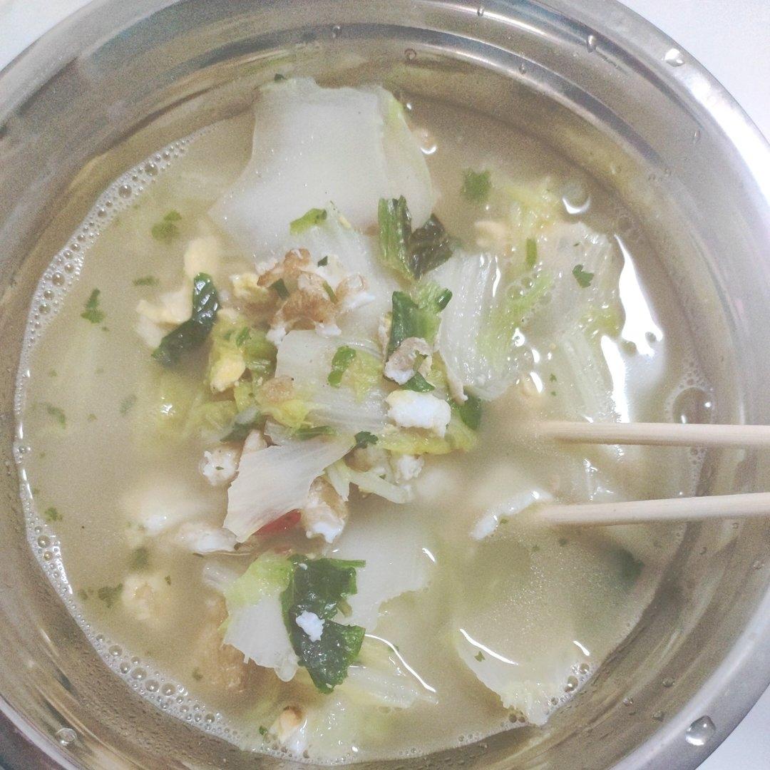 白菜三鲜汤
