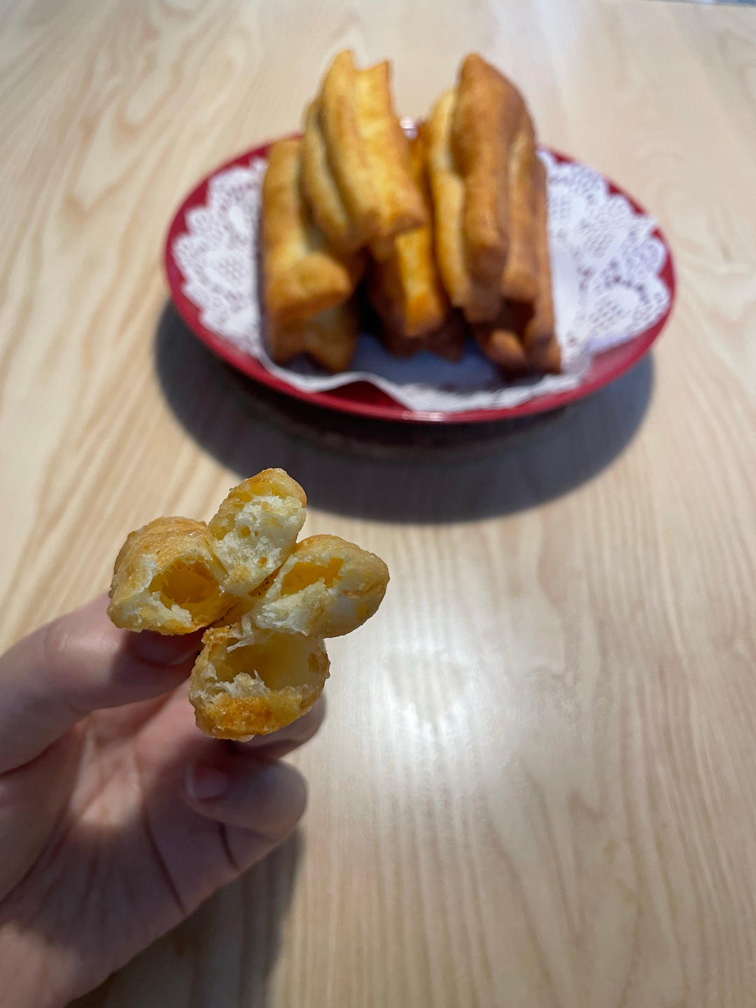 快手早餐～自制油条（酵母版，不含泡打粉、膨松剂）