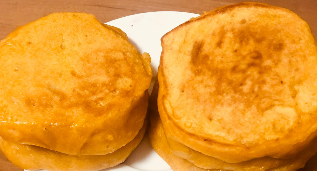 南瓜黑芝麻红糖饼