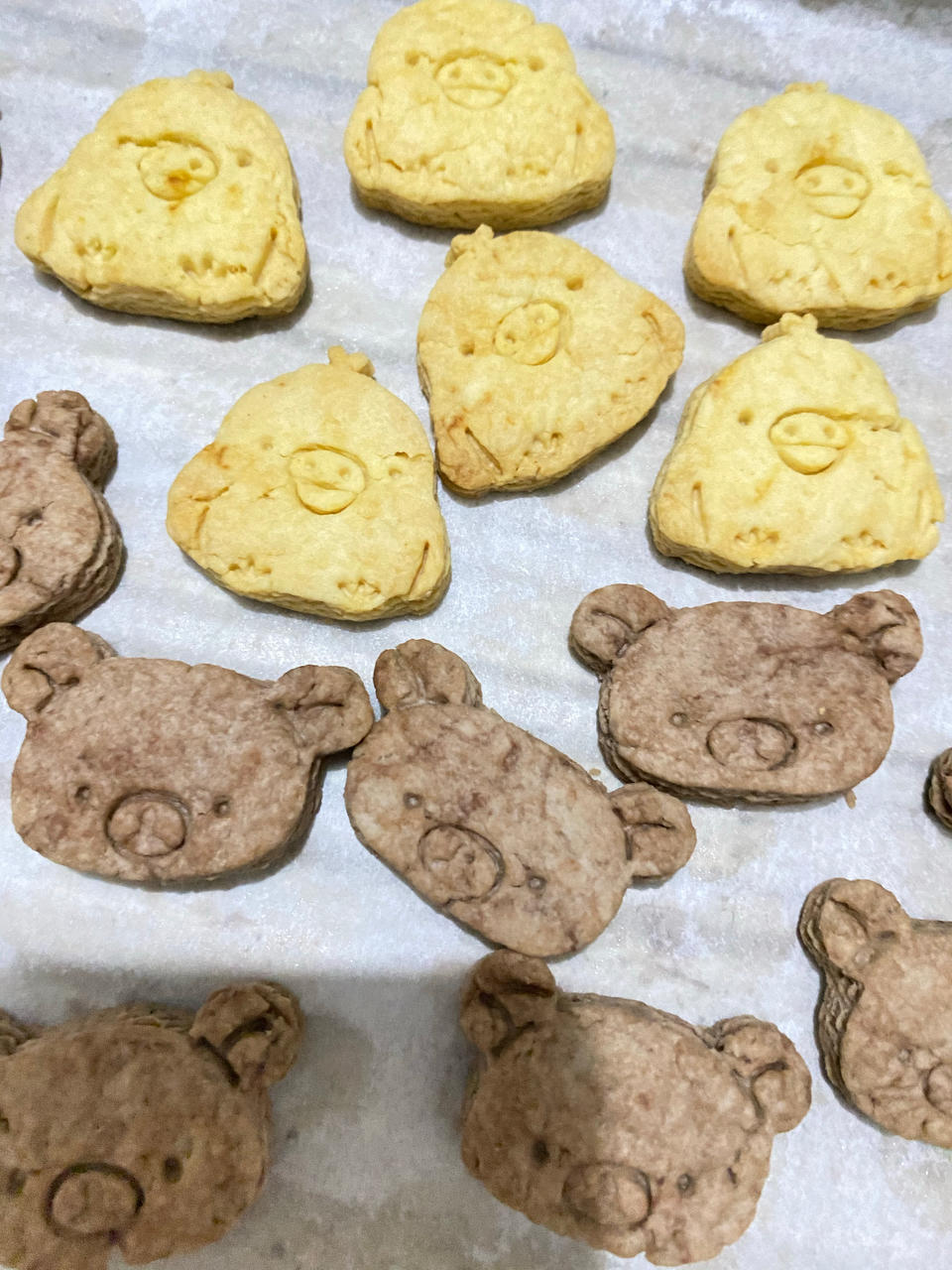 奶香造型曲奇【附曲奇平整、花纹明显小诀窍、可做糖霜饼干底】