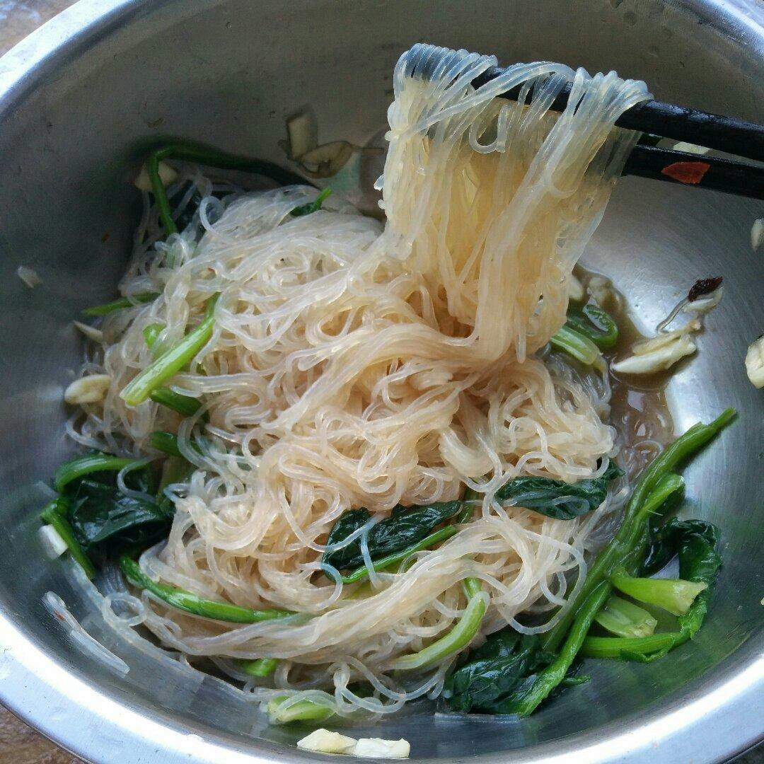 凉拌菠菜粉丝