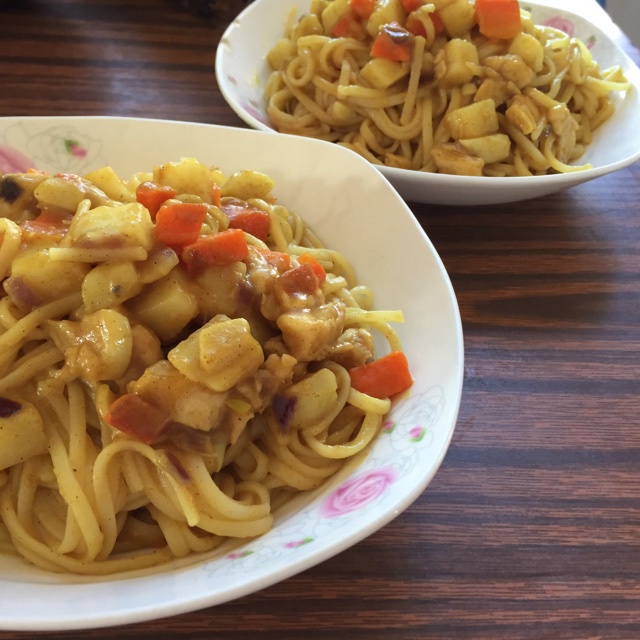 咖喱意面