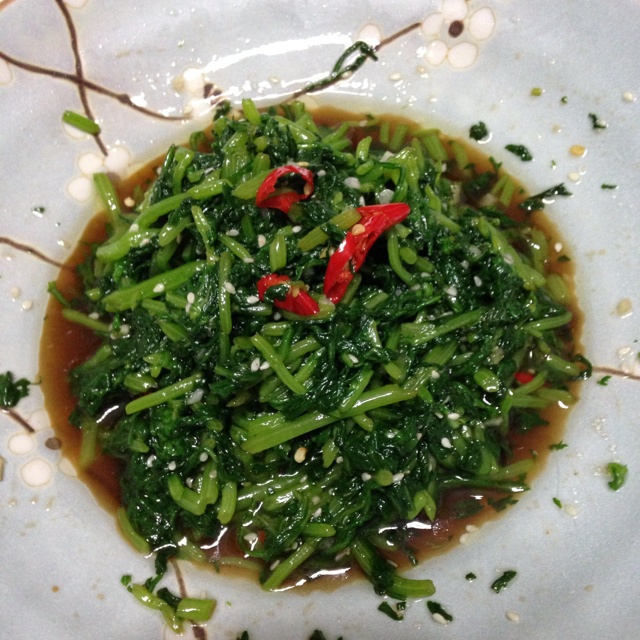 董太的私房菜--凉拌茼蒿