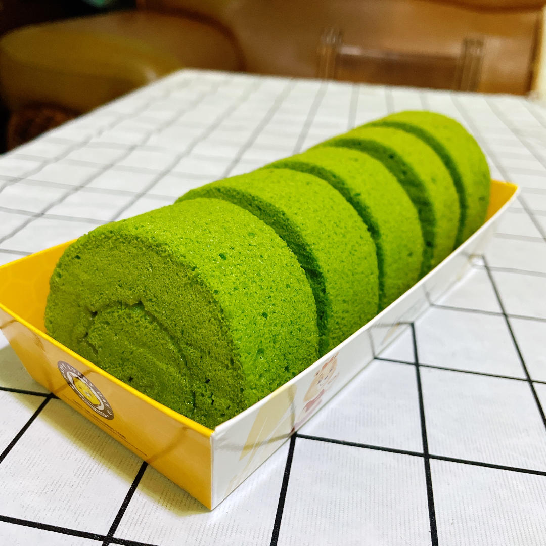 完美抹茶蜜豆蛋糕卷