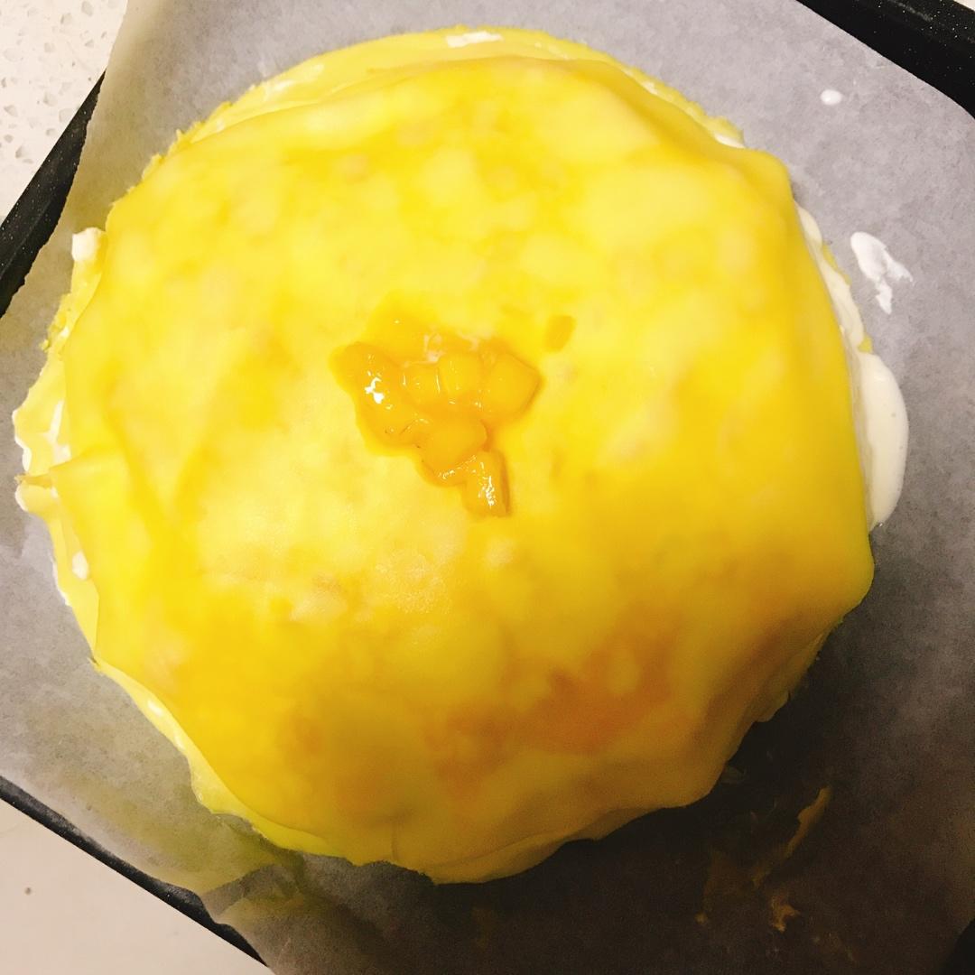 零基础做芒果千层蛋糕（8寸）