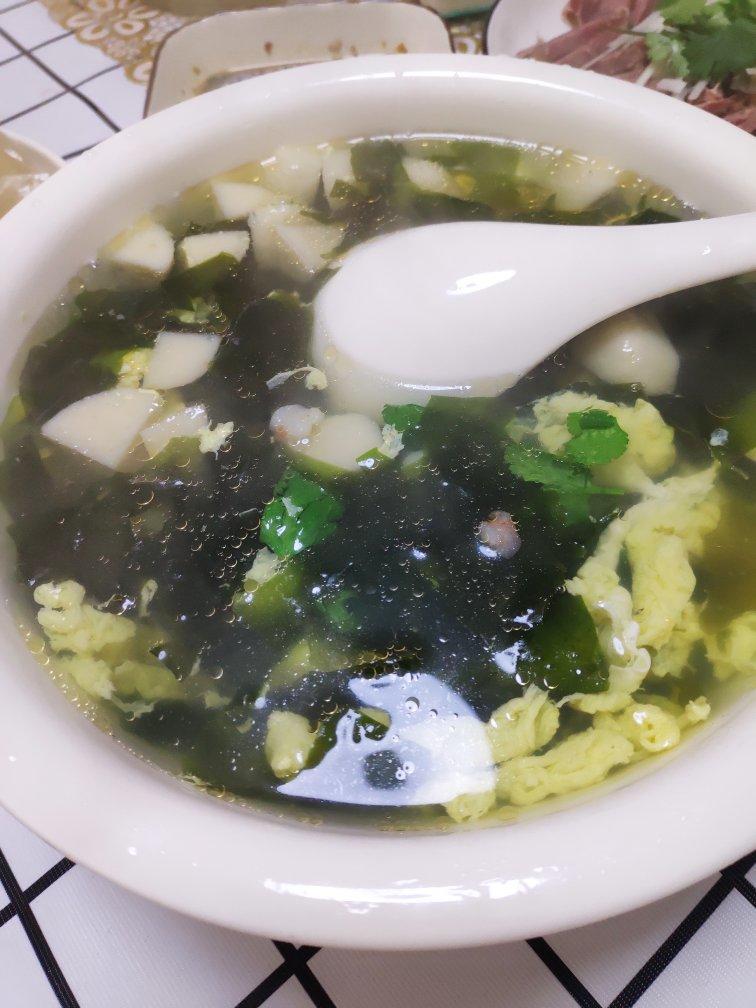 裙带菜蛋花汤