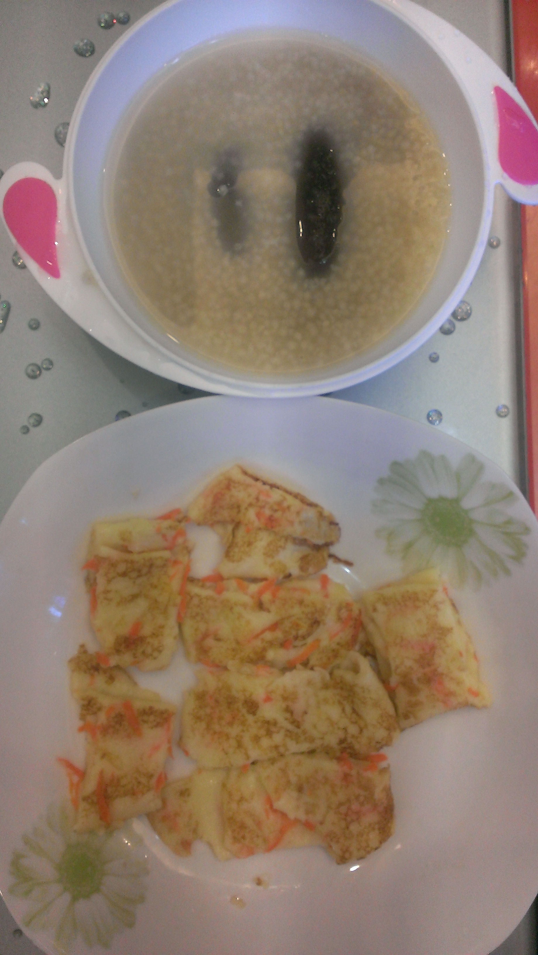 胡萝卜鸡蛋饼