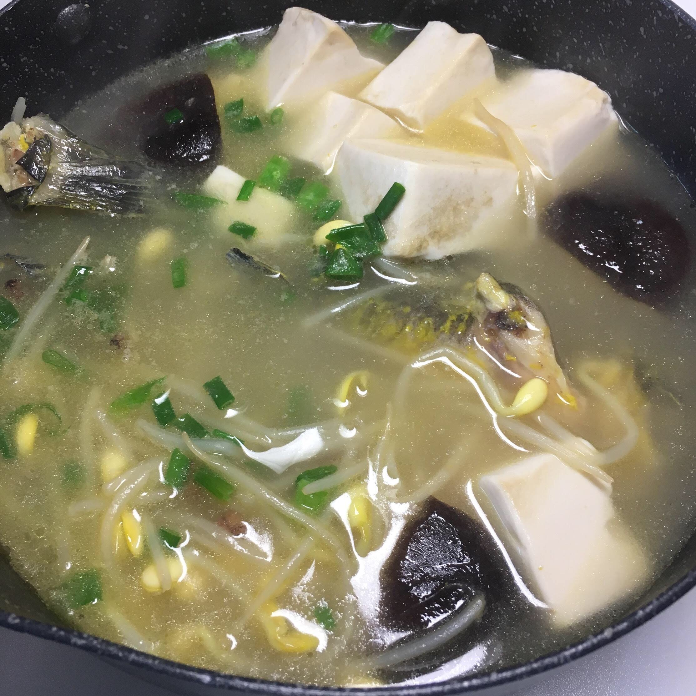 黄骨头豆腐豆芽汤的做法