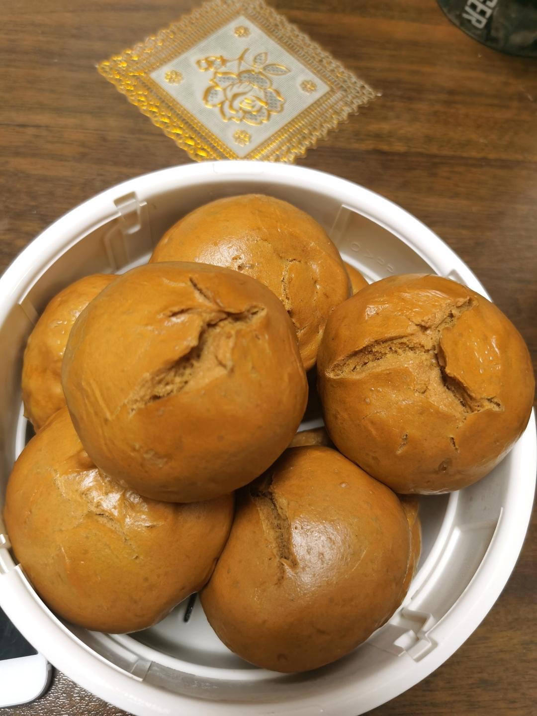 红糖开花馒头