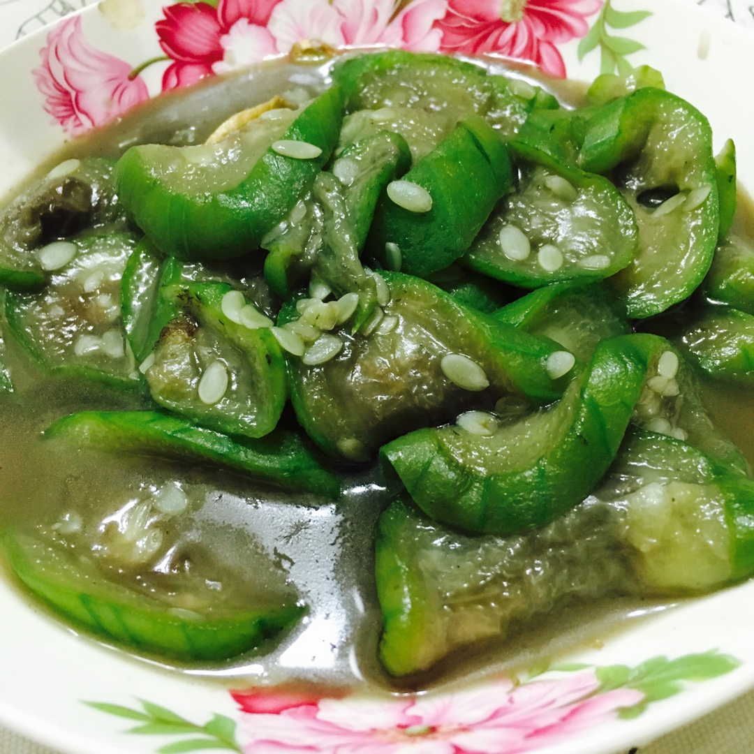 清炒丝瓜（川味家常做法）