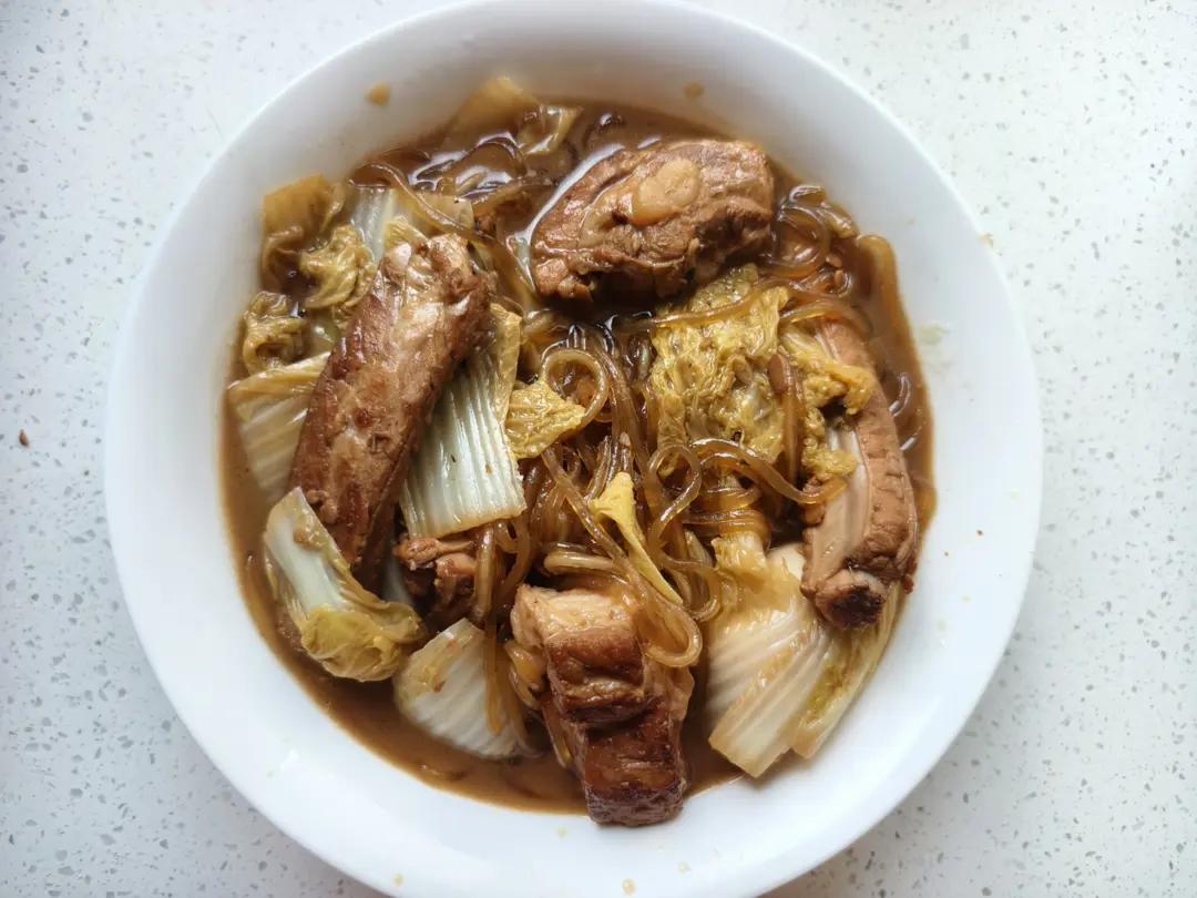 排骨土豆炖粉条