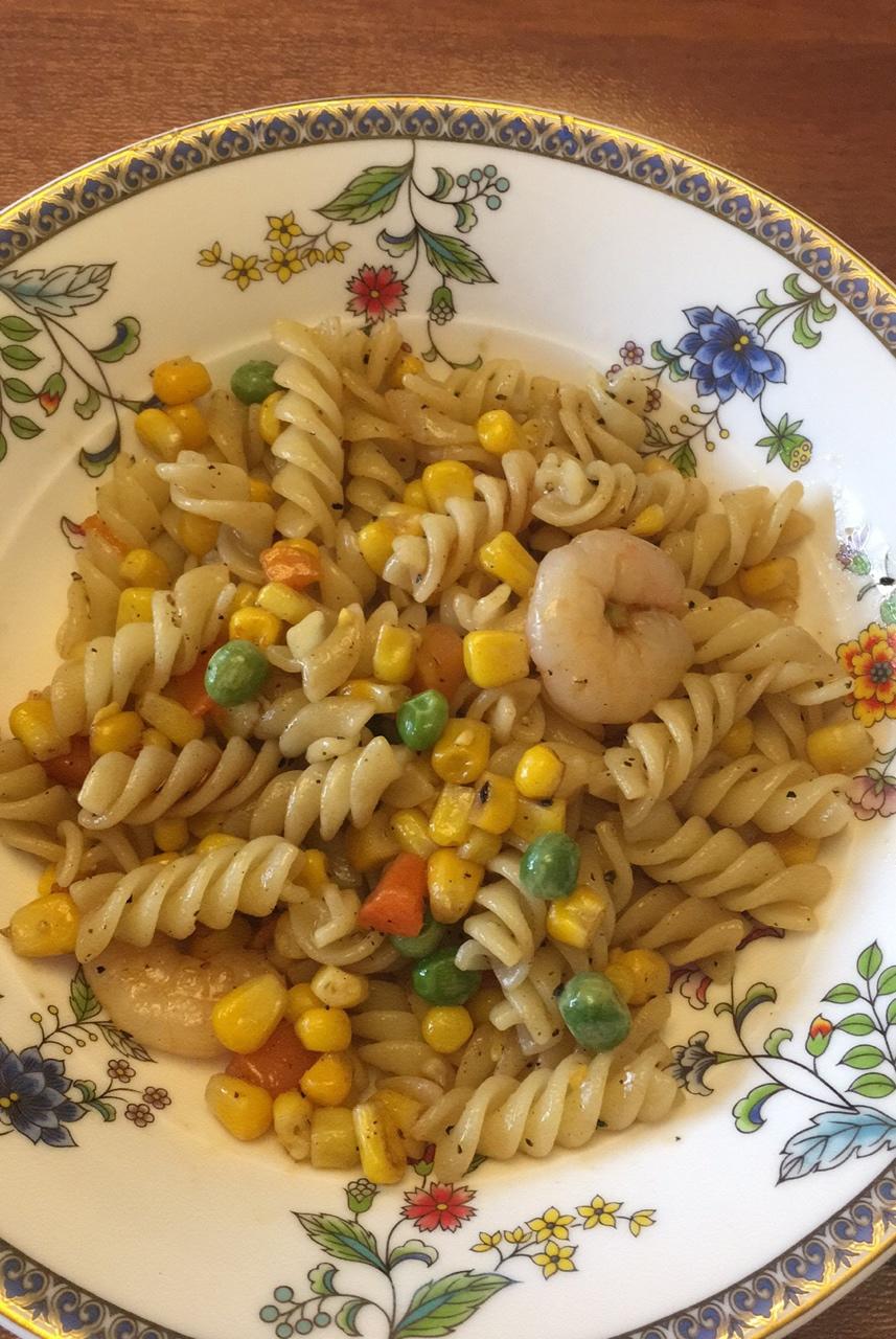 【山姆通心粉】虾仁时蔬炒意粉