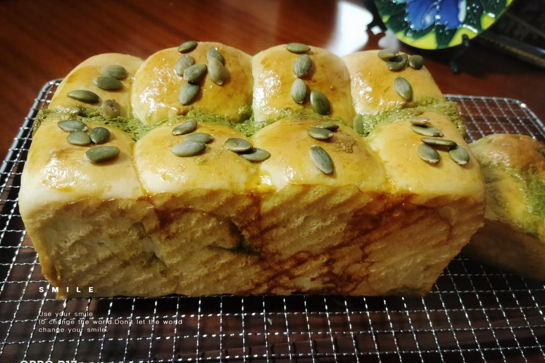 抹茶奶酥吐司