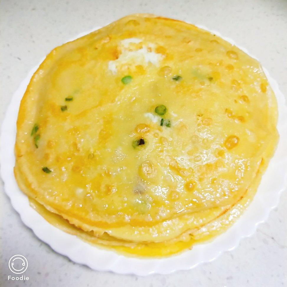 香葱火腿鸡蛋薄饼