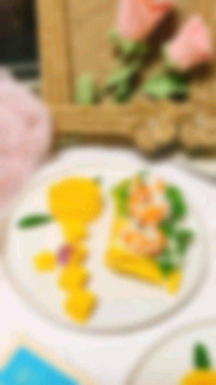 黄灿灿的芒果花