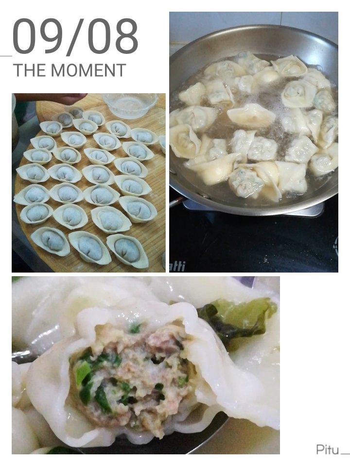 元宝馄饨的包法