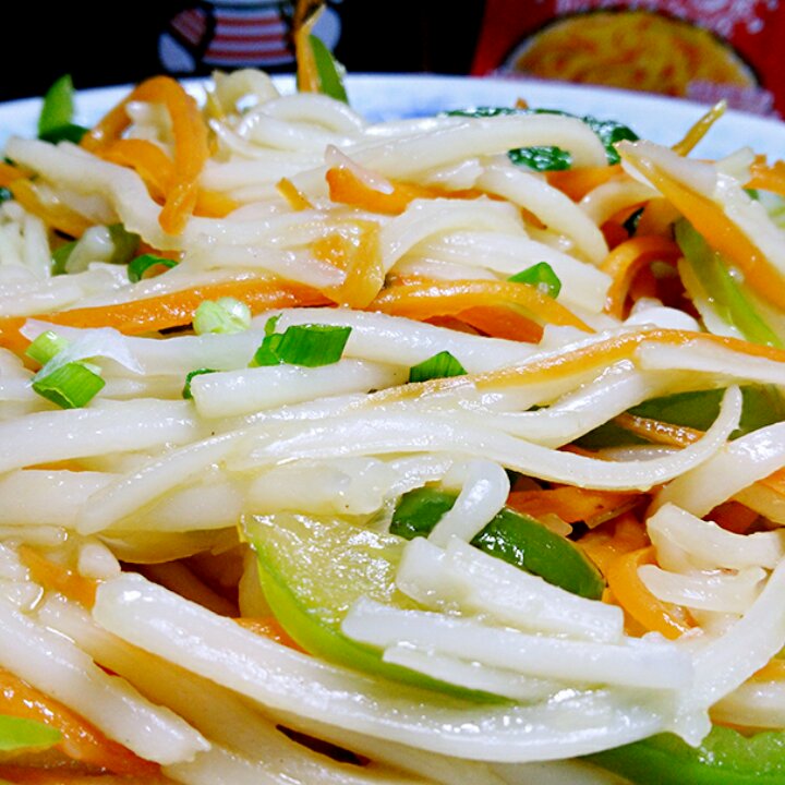 诗涵芽芽妈咪2015做的炒粉利