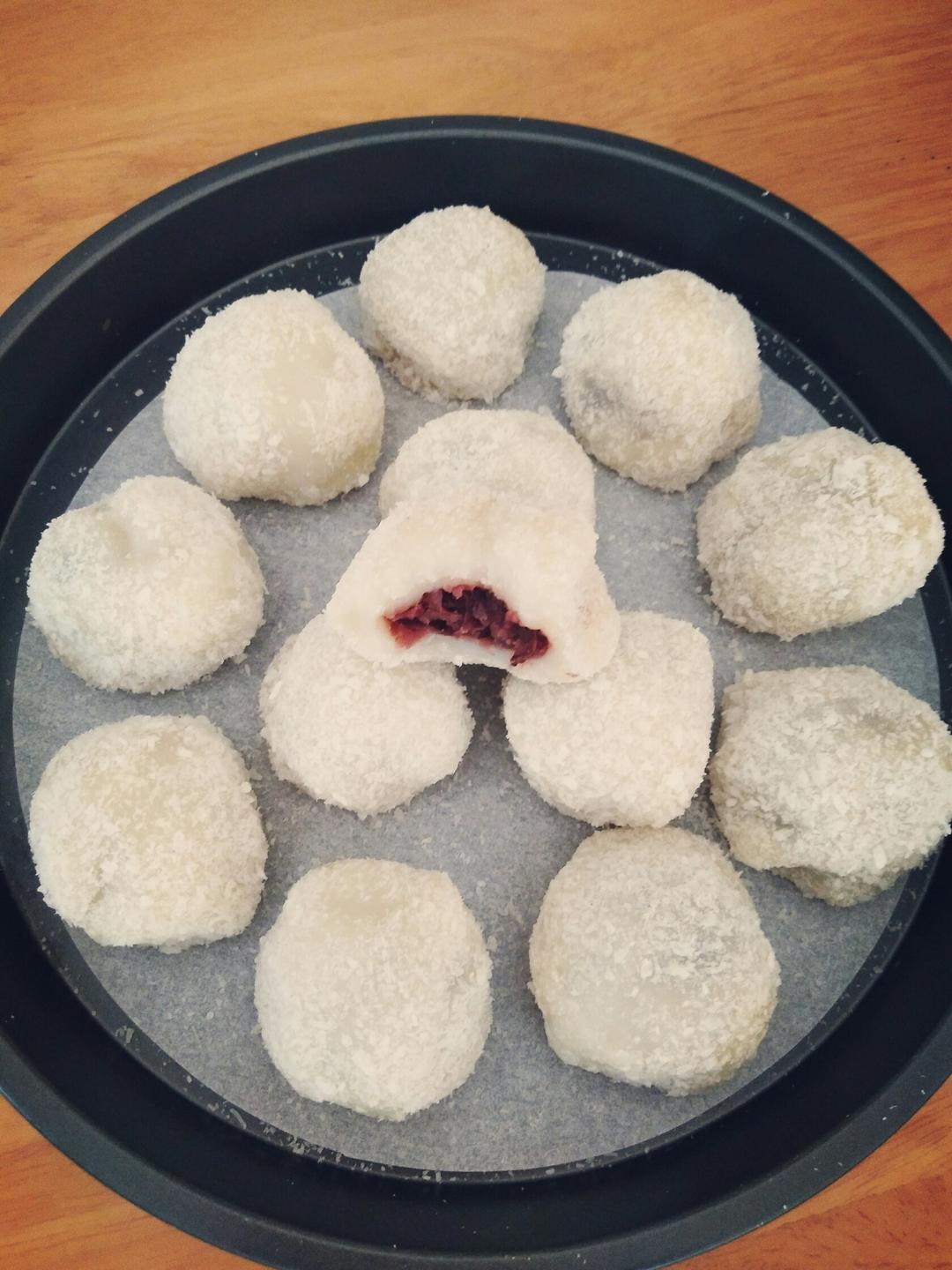 糯米红豆糍