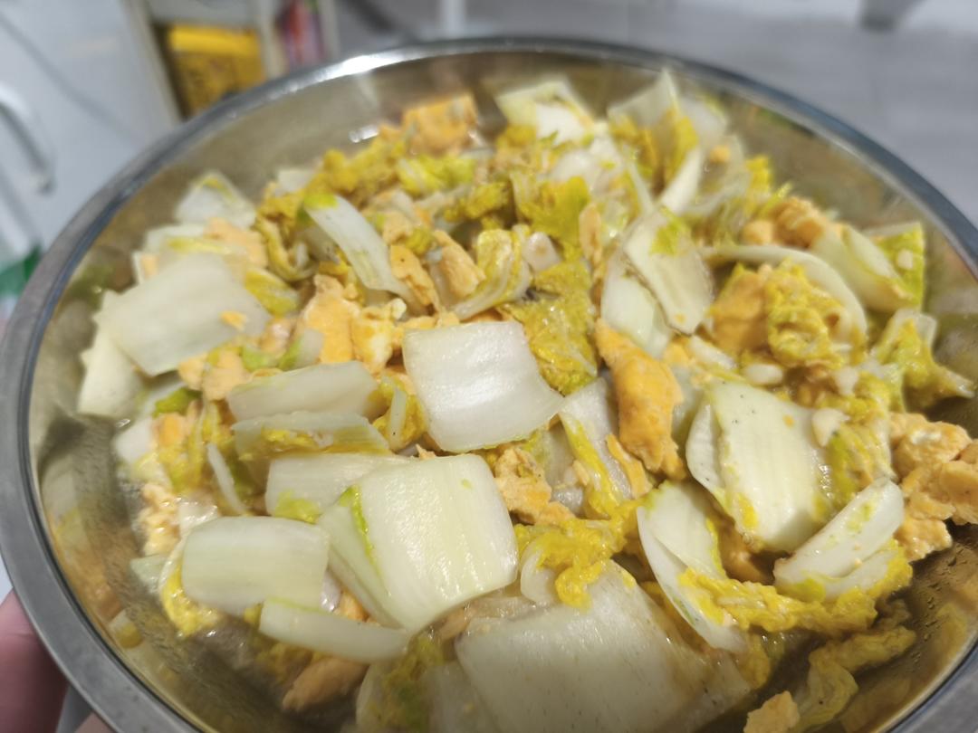 娃娃菜炒鸡蛋