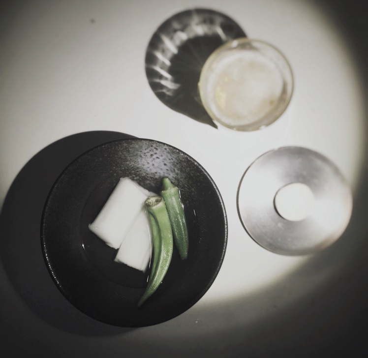 白灼秋葵