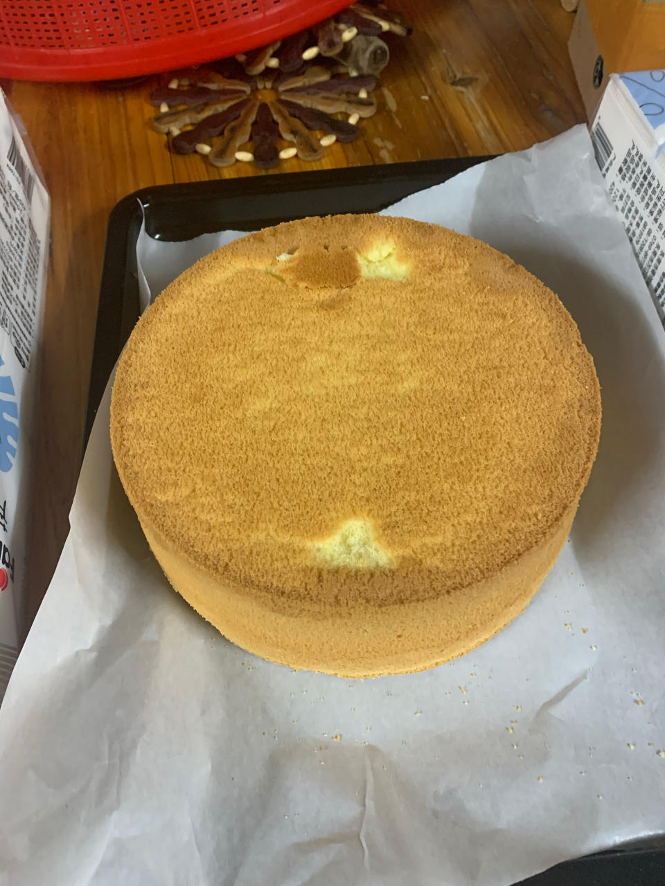 超柔软6寸戚风蛋糕(附8寸配方)零失败 超详细‼️含操作视频