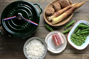 豌豆糯米饭——Staub珐琅铸铁锅的做法 步骤3