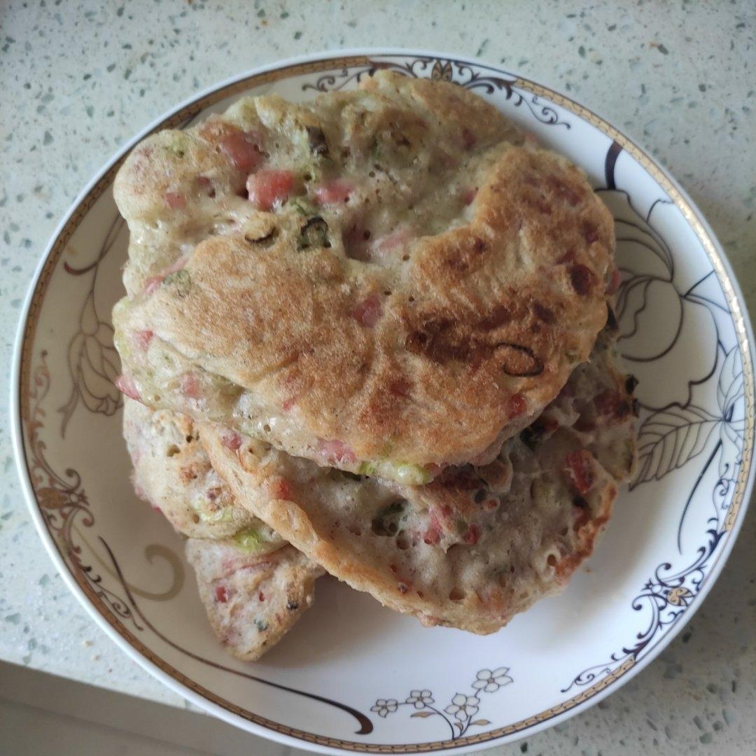 懒人版葱香发面饼 要多软有多软 零失败的方子 附细节视频详解