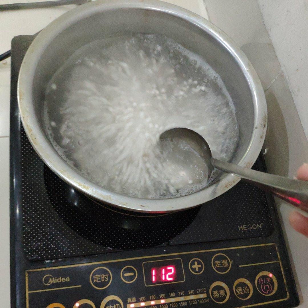 怎么煮西米露没有白点