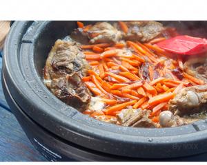新疆羊肉抓饭～松下塔吉锅食谱的做法 步骤8