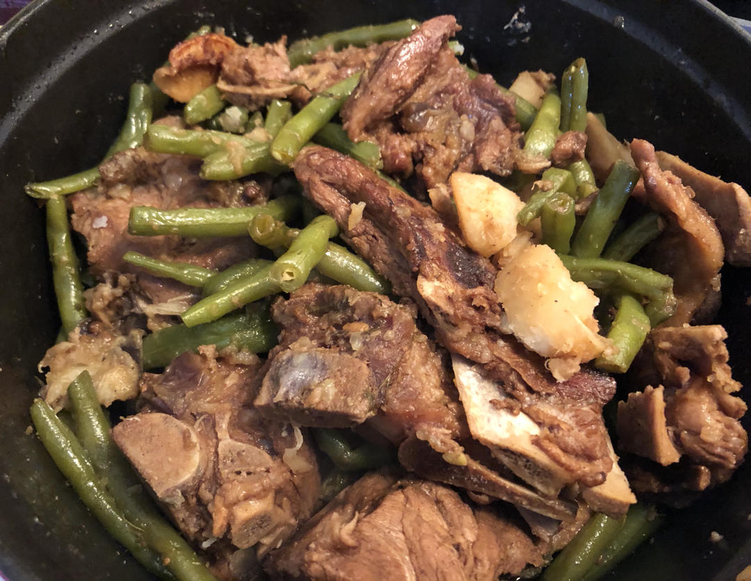 排骨炖土豆豆角