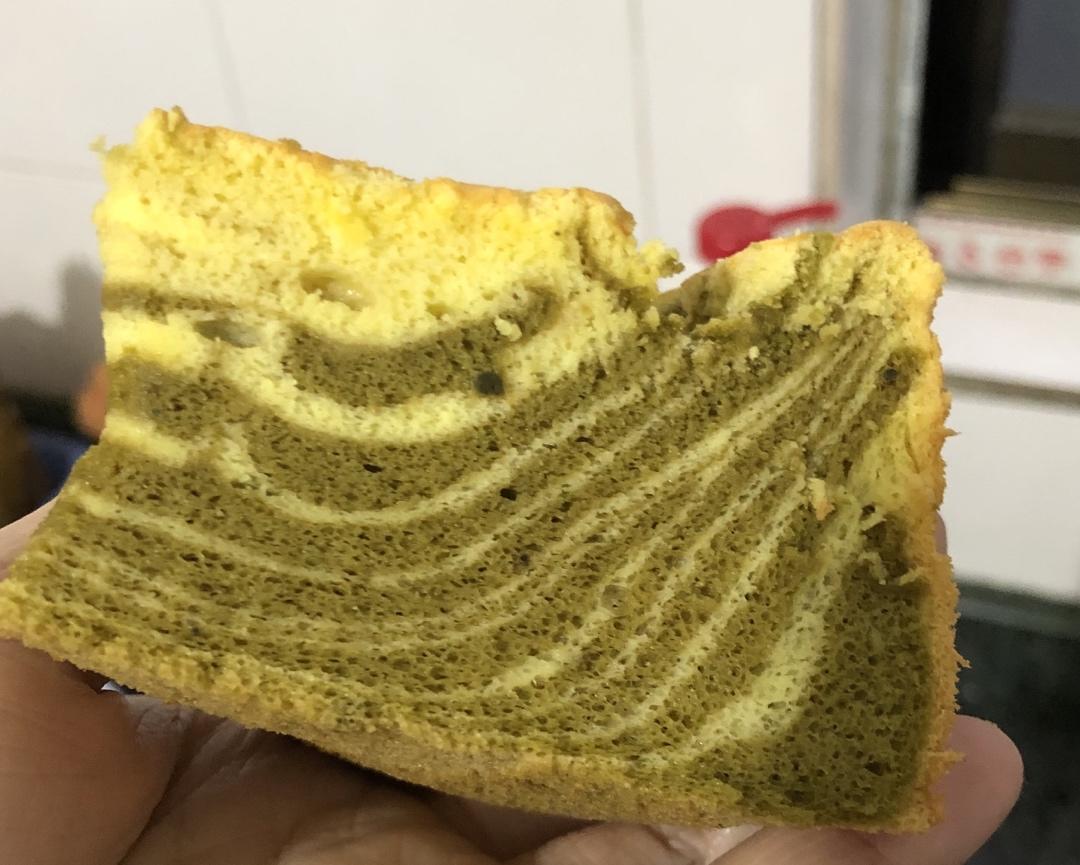 绿斑马戚风蛋糕